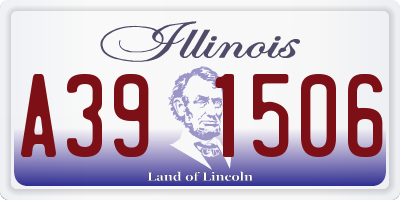 IL license plate A391506