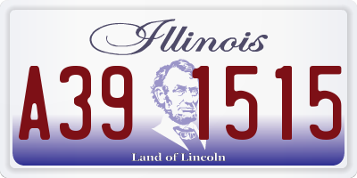 IL license plate A391515