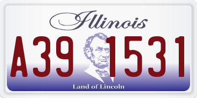 IL license plate A391531