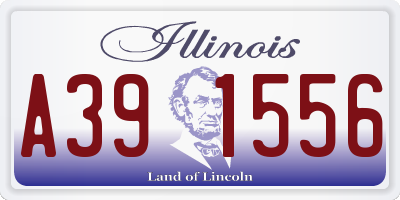 IL license plate A391556