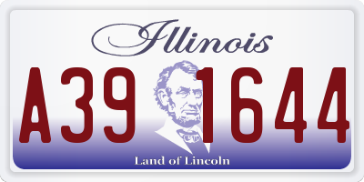 IL license plate A391644