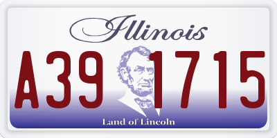 IL license plate A391715