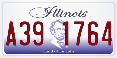 IL license plate A391764
