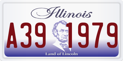 IL license plate A391979