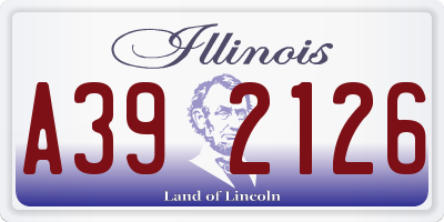 IL license plate A392126
