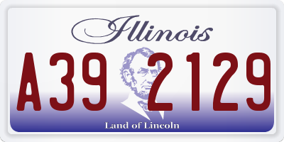 IL license plate A392129
