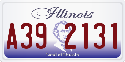 IL license plate A392131
