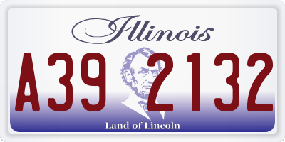 IL license plate A392132
