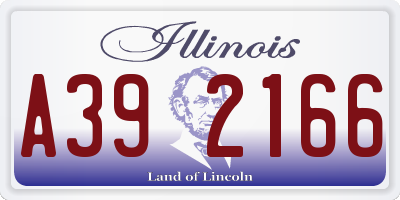 IL license plate A392166