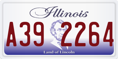 IL license plate A392264