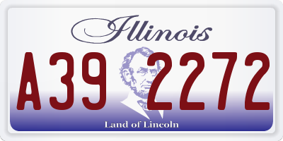IL license plate A392272