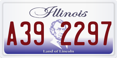 IL license plate A392297