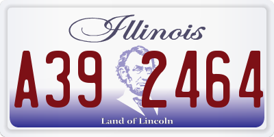 IL license plate A392464