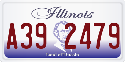 IL license plate A392479
