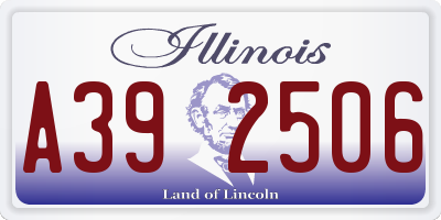 IL license plate A392506