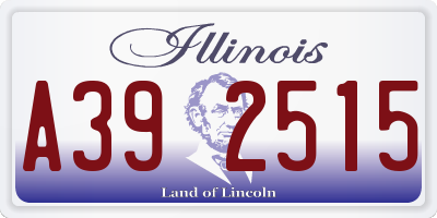 IL license plate A392515