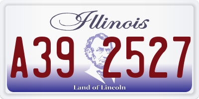 IL license plate A392527