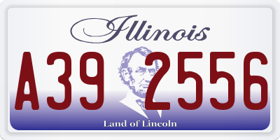 IL license plate A392556