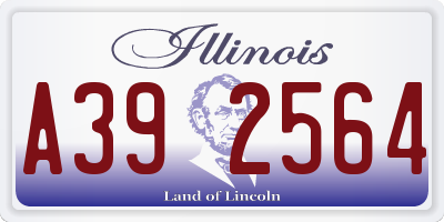IL license plate A392564