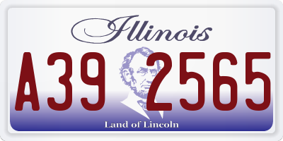 IL license plate A392565