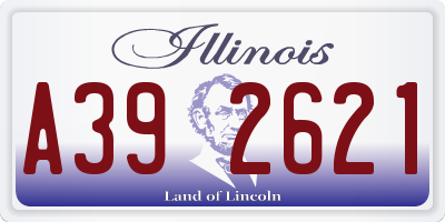 IL license plate A392621