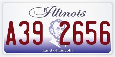 IL license plate A392656