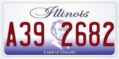 IL license plate A392682