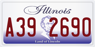 IL license plate A392690