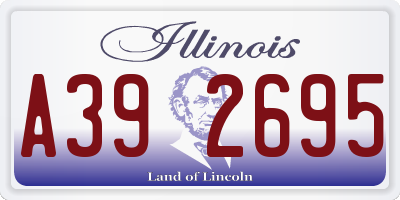 IL license plate A392695