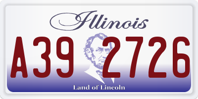 IL license plate A392726
