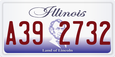 IL license plate A392732