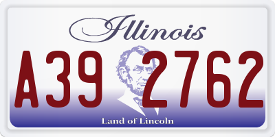 IL license plate A392762