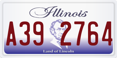IL license plate A392764