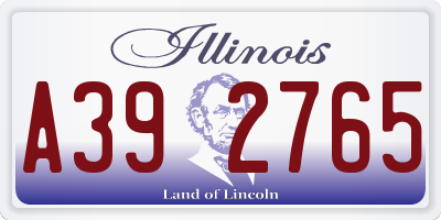 IL license plate A392765
