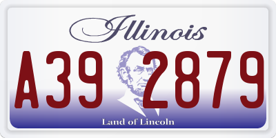 IL license plate A392879