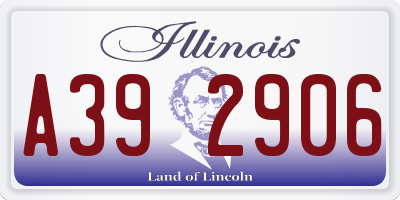 IL license plate A392906