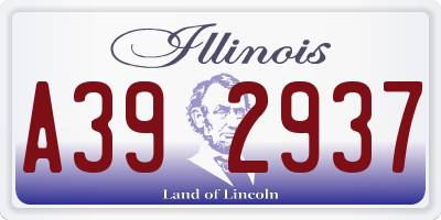 IL license plate A392937