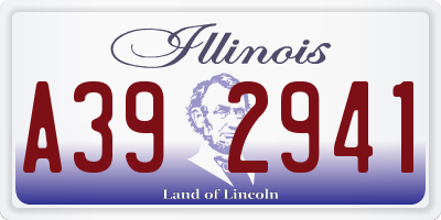 IL license plate A392941