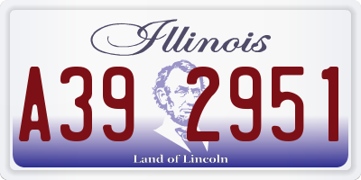 IL license plate A392951