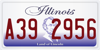 IL license plate A392956