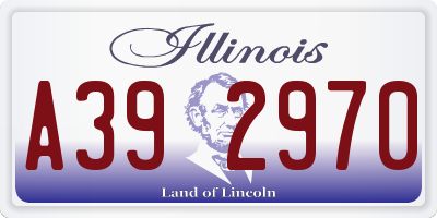 IL license plate A392970