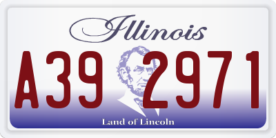 IL license plate A392971