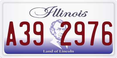 IL license plate A392976
