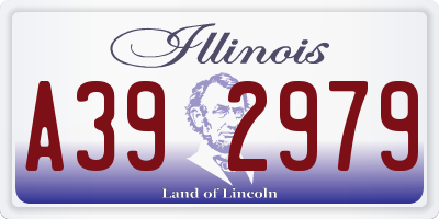 IL license plate A392979