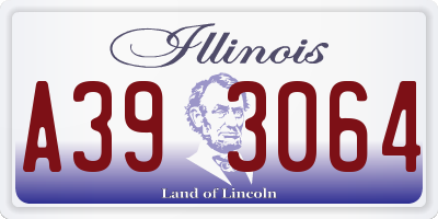 IL license plate A393064