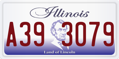 IL license plate A393079