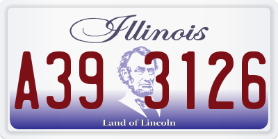 IL license plate A393126