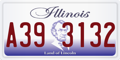 IL license plate A393132