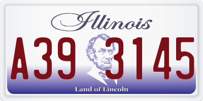 IL license plate A393145