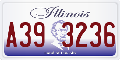 IL license plate A393236